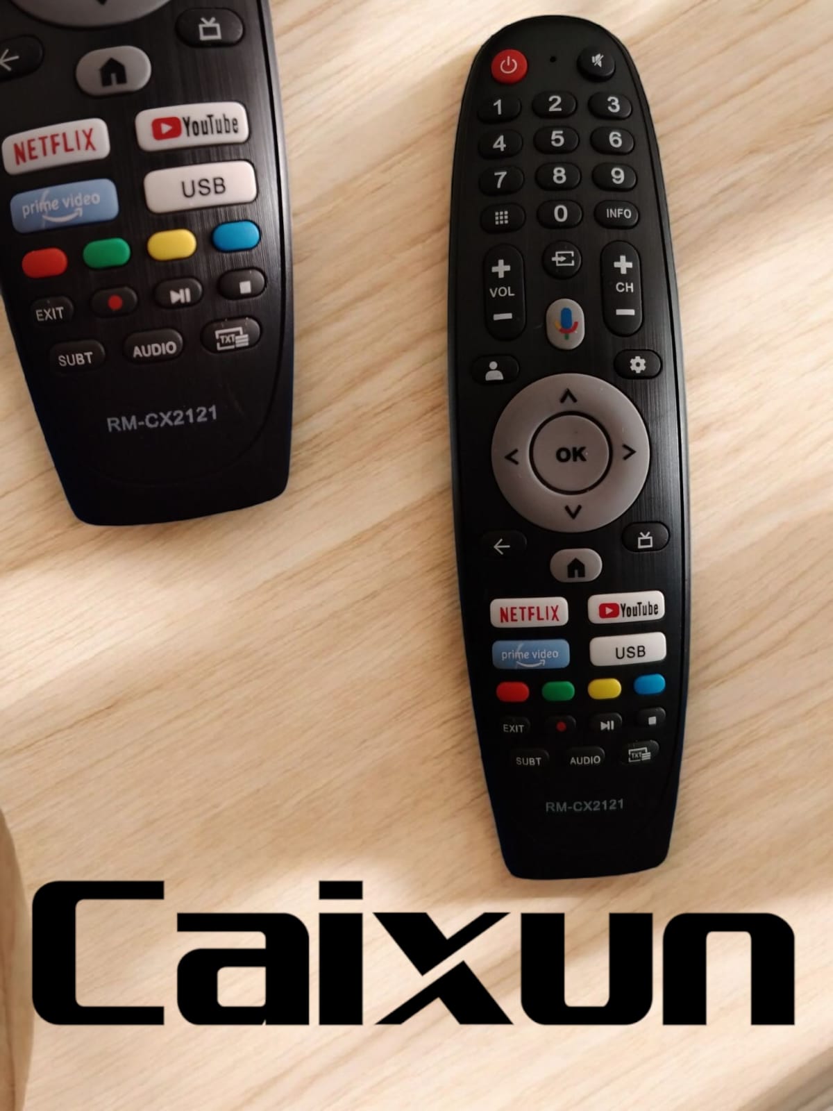 Control Para TV Caixun RM-CX2121(Sin Comando de voz)